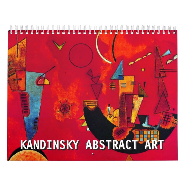 Wassily Kandinsky Abstrakt Art Kalender (Omslag)