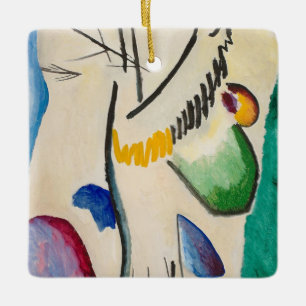 Wassily Kandinsky Abstrakt Artwork Julgransprydnad Keramik