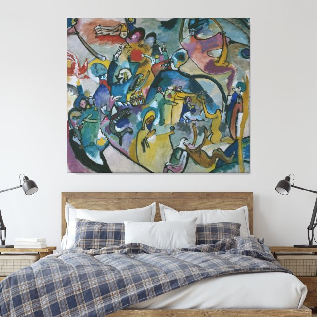 Wassily Kandinsky - Alla helgons dag  Canvastryck (Insitu (sovrum))