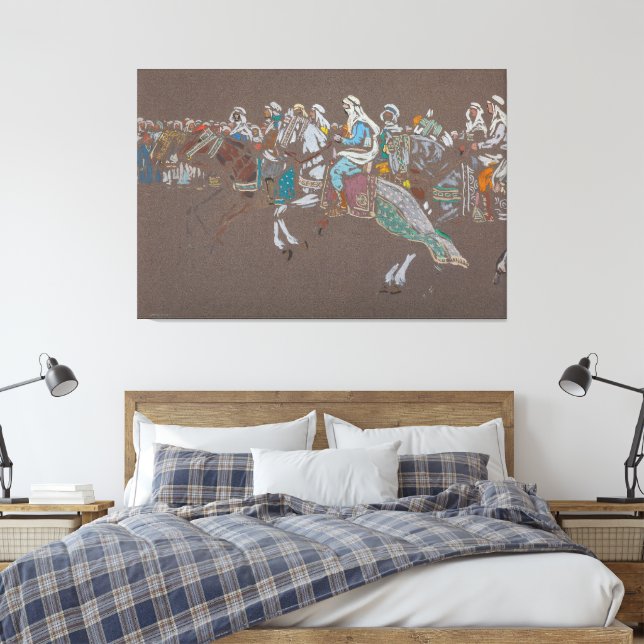 Wassily Kandinsky - Arabiskt kavalleri  Canvastryck (Insitu (sovrum))