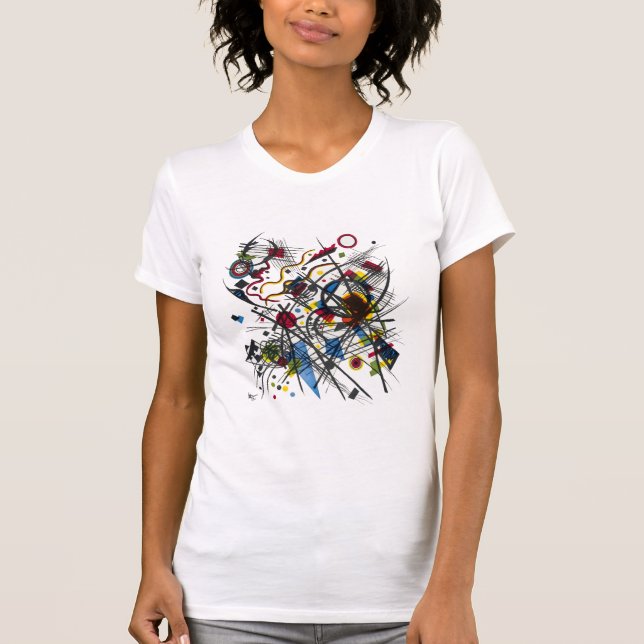 Wassily Kandinsky BellaCanvas Dam T-Shirt (Framsida)
