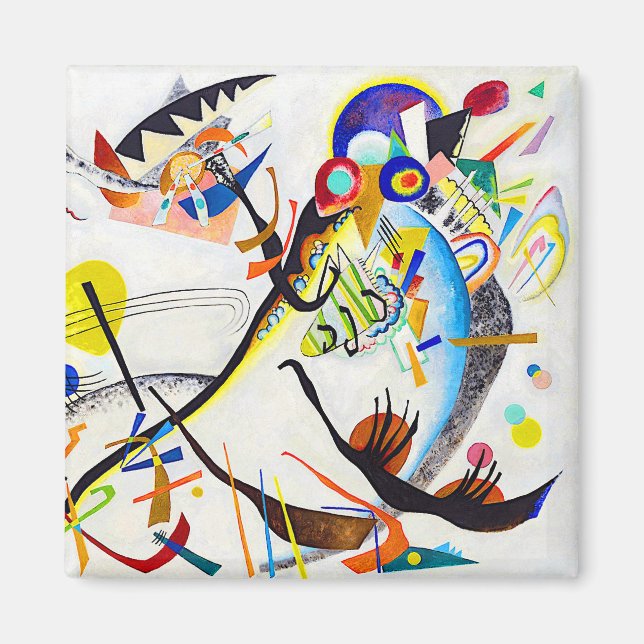 Wassily Kandinsky Bird Magnet (Framsidan)