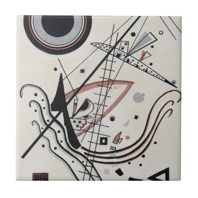 Wassily Kandinsky - Blue Kakelplatta (Framsidan)