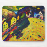 Wassily Kandinsky. Bostäder i Murnau. Uttryck Musmatta<br><div class="desc">Wassily Kandinsky "Houses at Murnau" musmatta.</div>