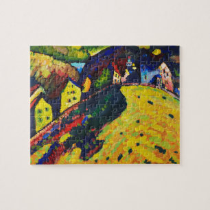 Wassily Kandinsky. Bostäder i Murnau. Uttryck Pussel