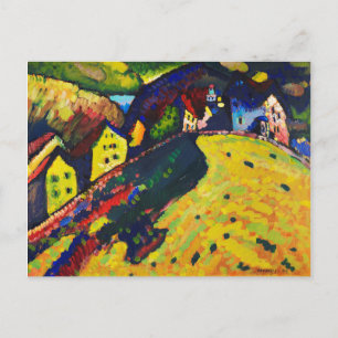 Wassily Kandinsky. Bostäder i Murnau. Uttryck Vykort