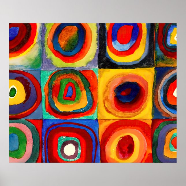 Wassily Kandinsky circles Poster (Framsidan)