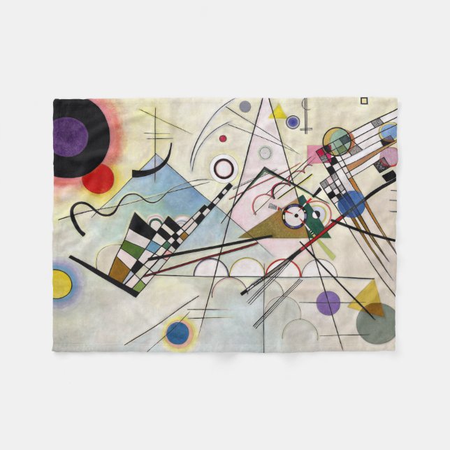 WASSILY KANDINSKY - Composition VIII 1923 Fleecefilt (Framsidan (Horisontell))