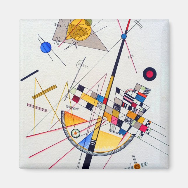 Wassily Kandinsky delikat spänning Magnet (Framsidan)