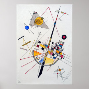 Wassily Kandinsky delikat spänning Poster