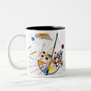 Wassily Kandinsky delikat spänning Två-Tonad Mugg