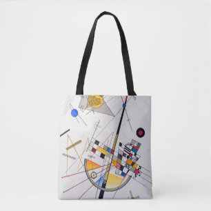 Wassily Kandinsky delikat spänning Tygkasse