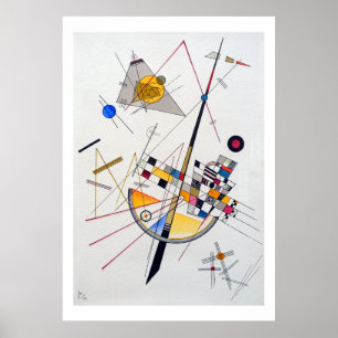 Wassily Kandinsky Delikat Tension Poster