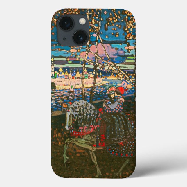 Wassily Kandinsky Det ridande paret Rysk konst (Baksida)