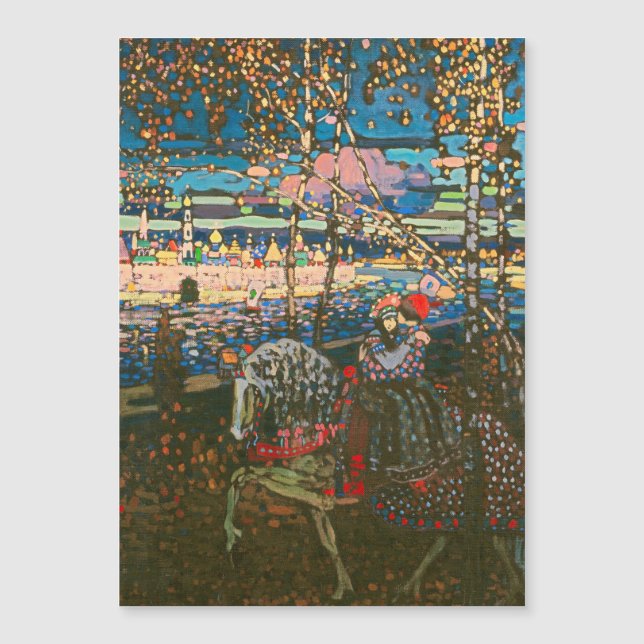 Wassily Kandinsky Det ridande paret Rysk konst (Framsida)