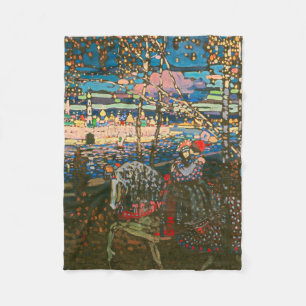 Wassily Kandinsky Det ridande paret Rysk konst Fleecefilt