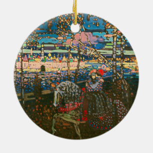 Wassily Kandinsky Det ridande paret Rysk konst Julgransprydnad Keramik