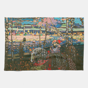 Wassily Kandinsky Det ridande paret Rysk konst Kökshandduk