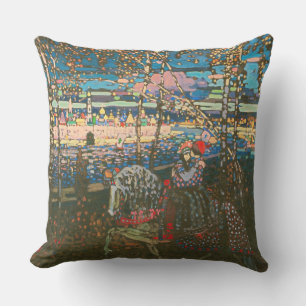 Wassily Kandinsky Det ridande paret Rysk konst Kudde