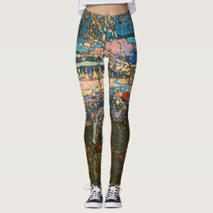 Wassily Kandinsky Det ridande paret Rysk konst Leggings