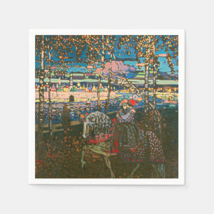 Wassily Kandinsky Det ridande paret Rysk konst Pappersservett