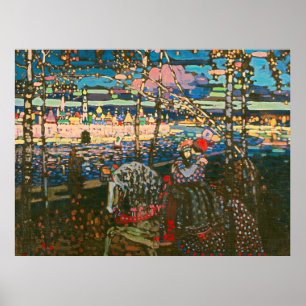 Wassily Kandinsky Det ridande paret Rysk konst Poster