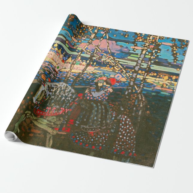 Wassily Kandinsky Det ridande paret Rysk konst Presentpapper (Utrullad)