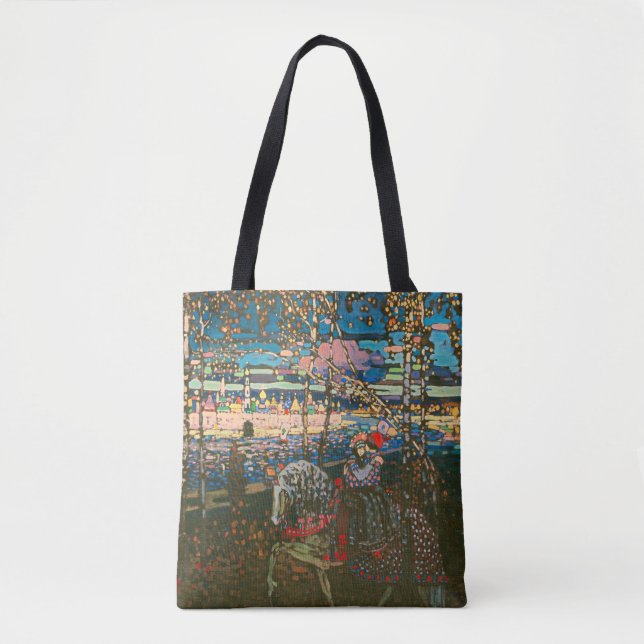 Wassily Kandinsky Det ridande paret Rysk konst Tygkasse (Framsida)
