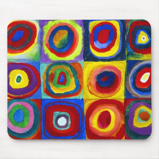 Wassily Kandinsky Färg Study Musmatta (Framsidan)