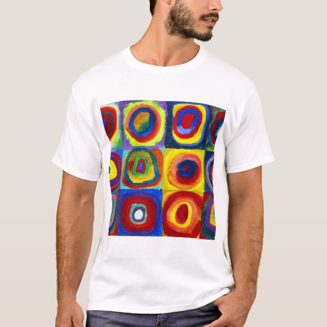 Wassily Kandinsky Färg T Shirt (Framsida)