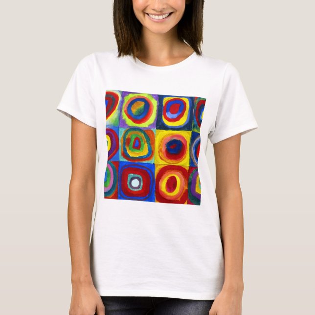 Wassily Kandinsky Färg T Shirt (Framsida)