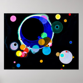 Wassily Kandinsky - Flera cirklar Poster