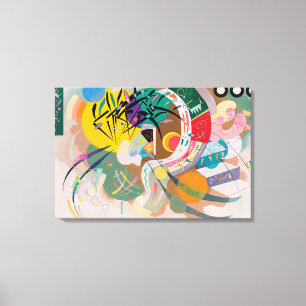 WASSILY KANDINSKY - Framträdande bukta Canvastryck