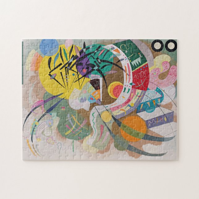 WASSILY KANDINSKY - Framträdande bukta Pussel (Horisontell)