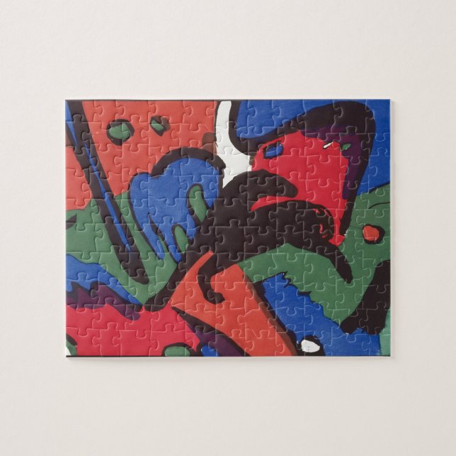 Wassily Kandinsky Franz Marc Blue Rider Paíing Pussel (Horisontell)