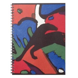 Wassily Kandinsky Franz Marc Blue Rider Painting Anteckningsbok