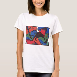Wassily Kandinsky Franz Marc Blue Rider Painting Tee Shirt