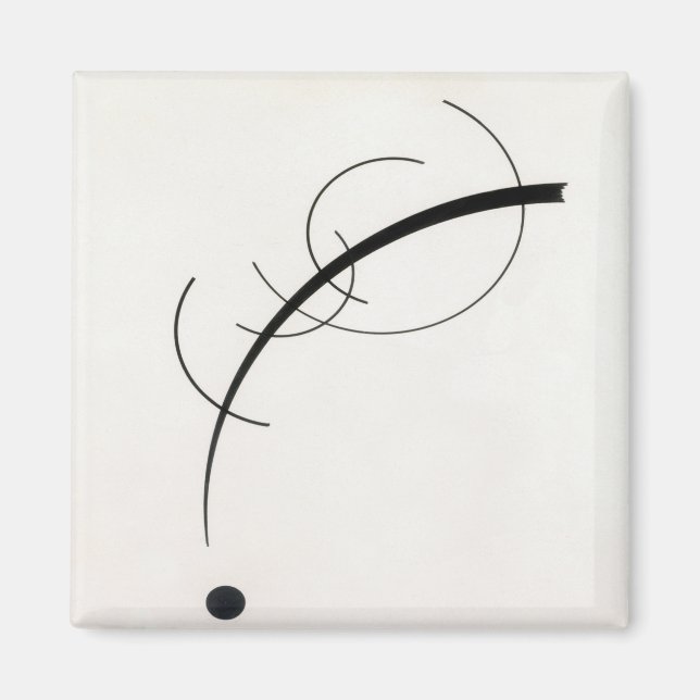 Wassily Kandinsky Free Curve till Point Magnet (Framsidan)