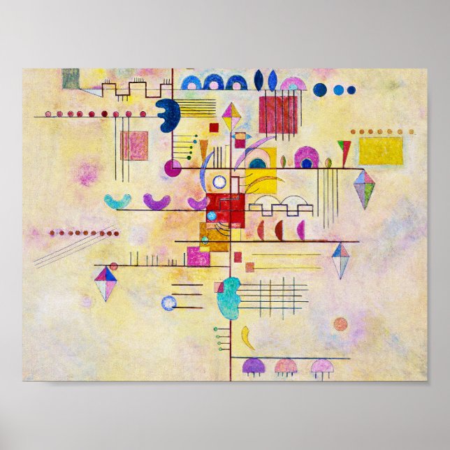 Wassily Kandinsky - graciös Ascent Poster (Framsidan)