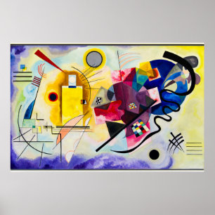 Wassily Kandinsky: Gult-röd-blå Poster