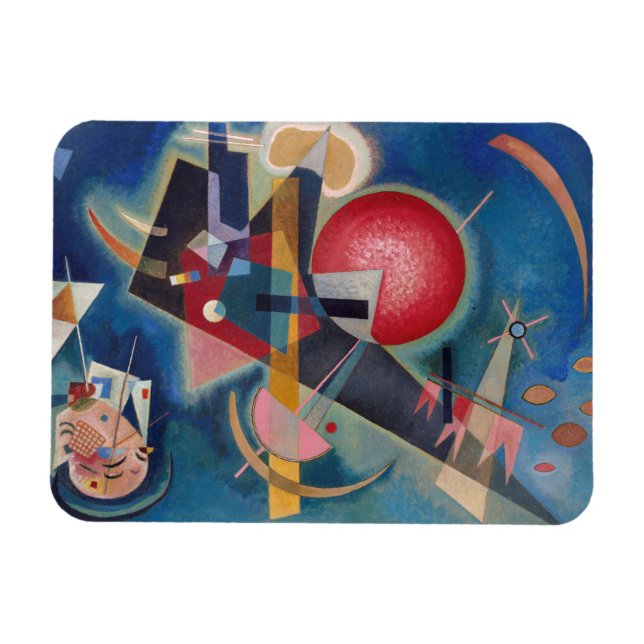 WASSILY KANDINSKY - I blått Magnet (Horisontell)