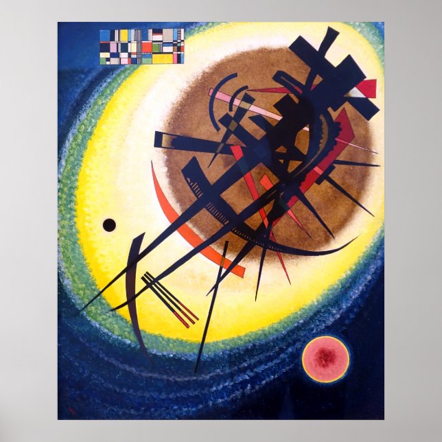 Wassily Kandinsky i den ljusa ovalen Poster (Framsidan)