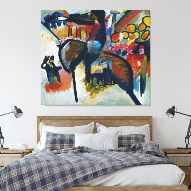 Wassily Kandinsky - Impression IV (Gendarm) Canvastryck (Insitu (sovrum))