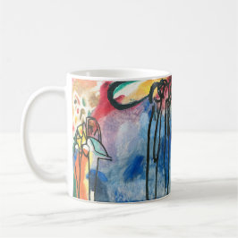 Wassily Kandinsky – Improvisation 19 - Custom Text Kaffemugg