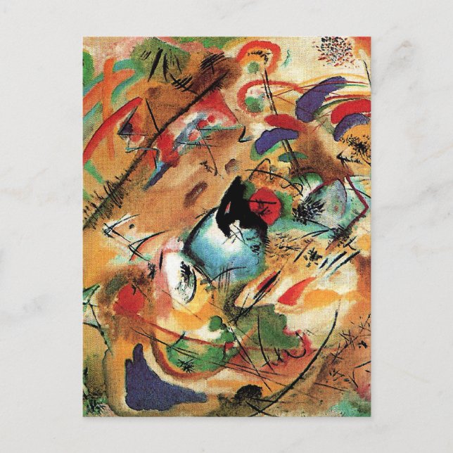Wassily Kandinsky - Improvisation, Dreamy, Vykort (Framsida)