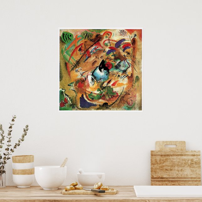 Wassily Kandinsky - Improvisation, Drömsk, Poster (Kök)