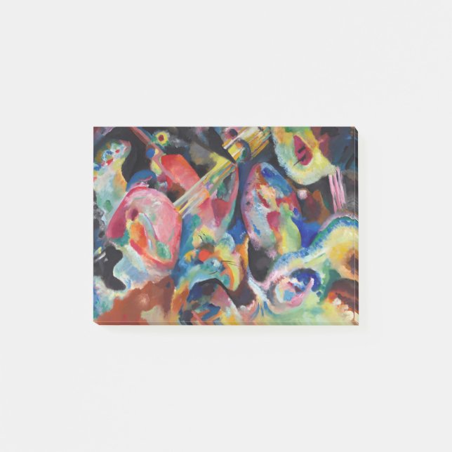 Wassily  Kandinsky Improvisation Flood (1914) Post-it Block (Framsida)