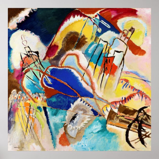 Wassily Kandinsky | improvisation nr 30-1913 Poster (Framsidan)