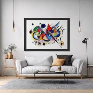 Wassily Kandinsky Inspired Art Canvastryck
