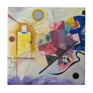 WASSILY KANDINSKY - Jaune Rouge Bleu Kakelplatta